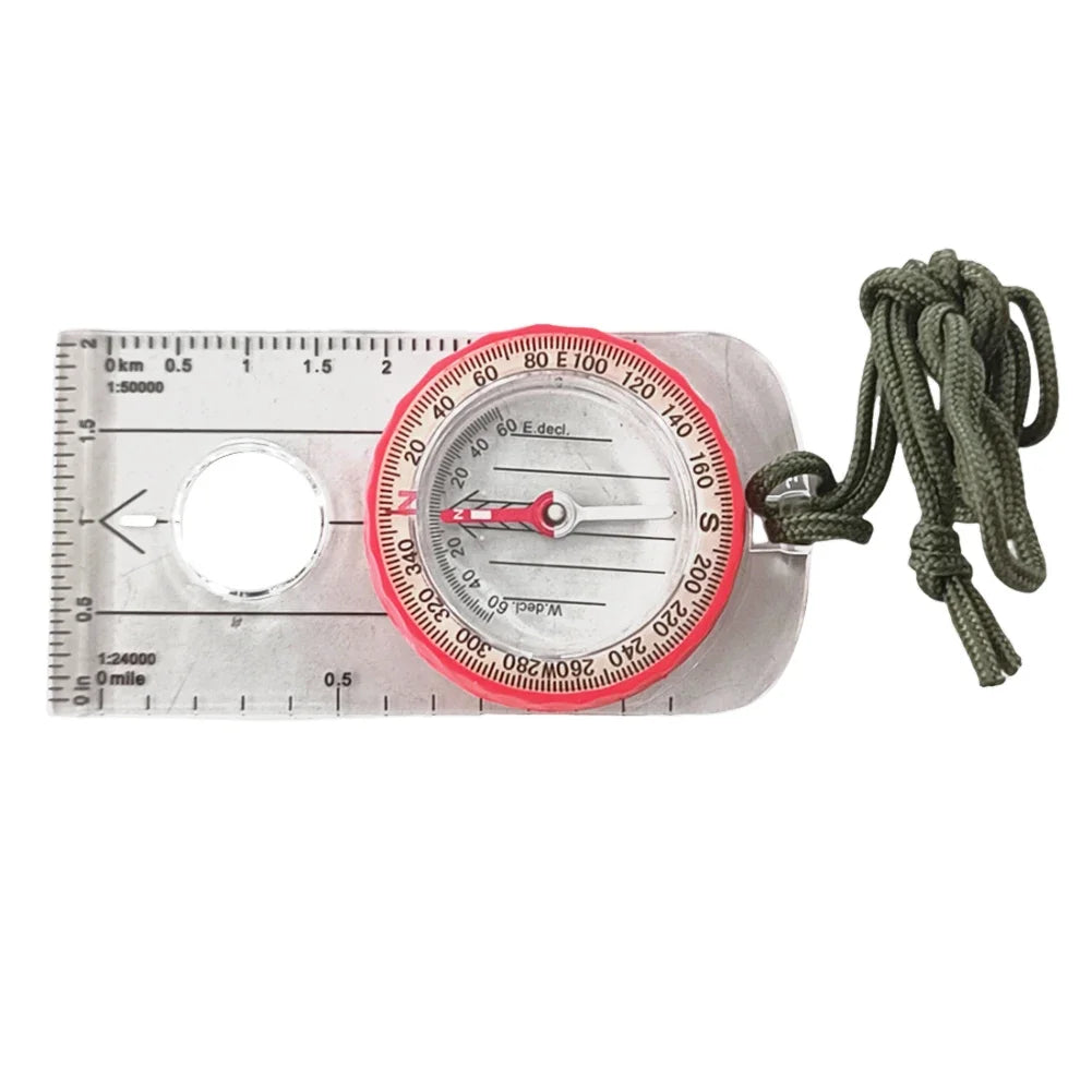Luminous Compass High Accuracy Waterproof Compass with Magnifier