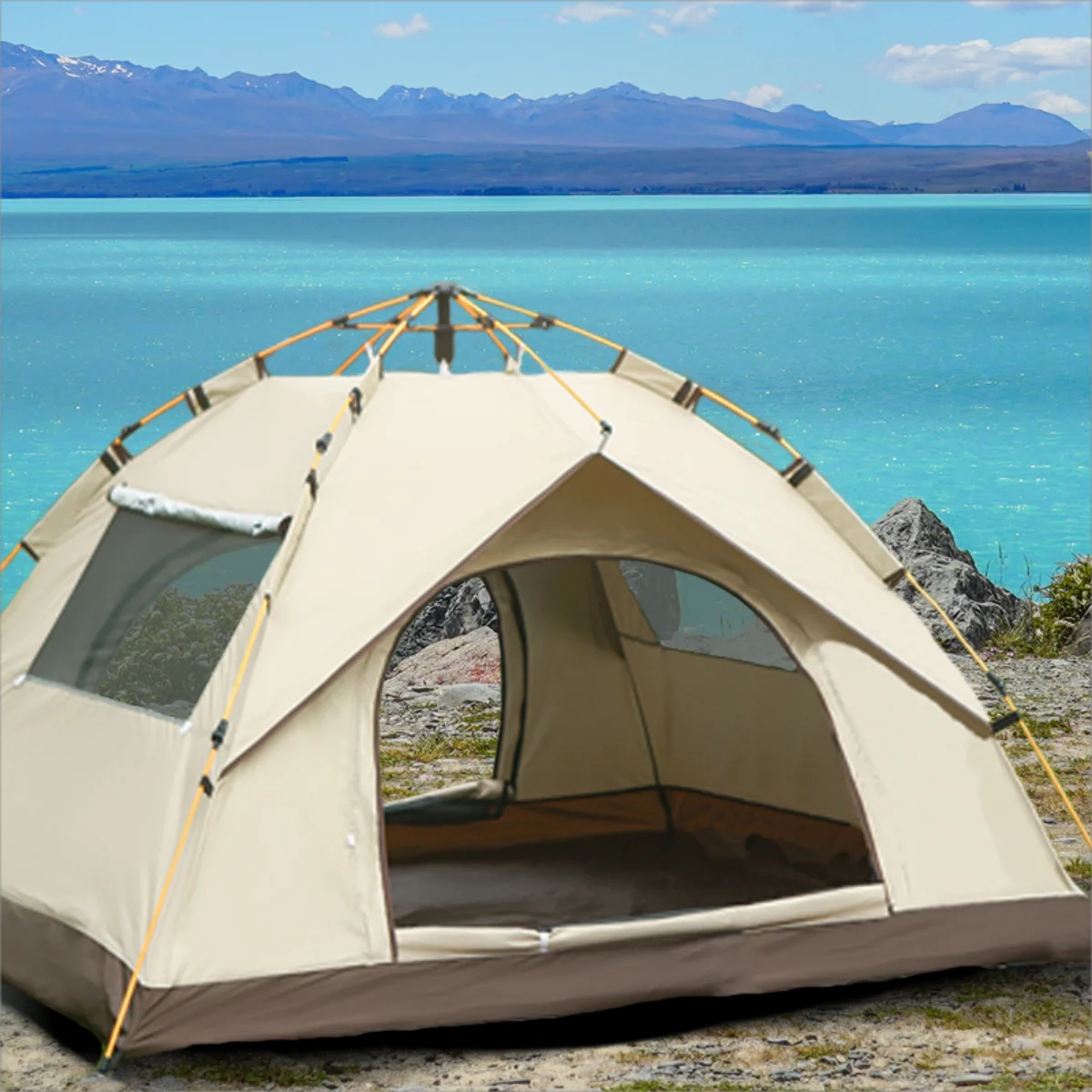 Outdoor Shelter/Sunshade -Two doors and two windows