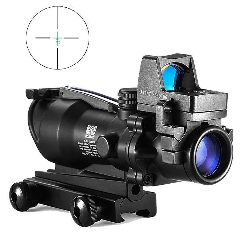 Adjustable 4x32 Red Dot 1x  4x Tactical Scope