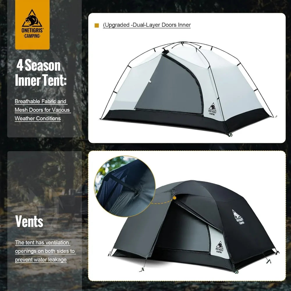 OneTigris Stella 4 Season Camping Tent - 2-Person
