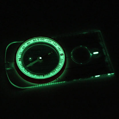 Luminous Compass High Accuracy Waterproof Compass with Magnifier