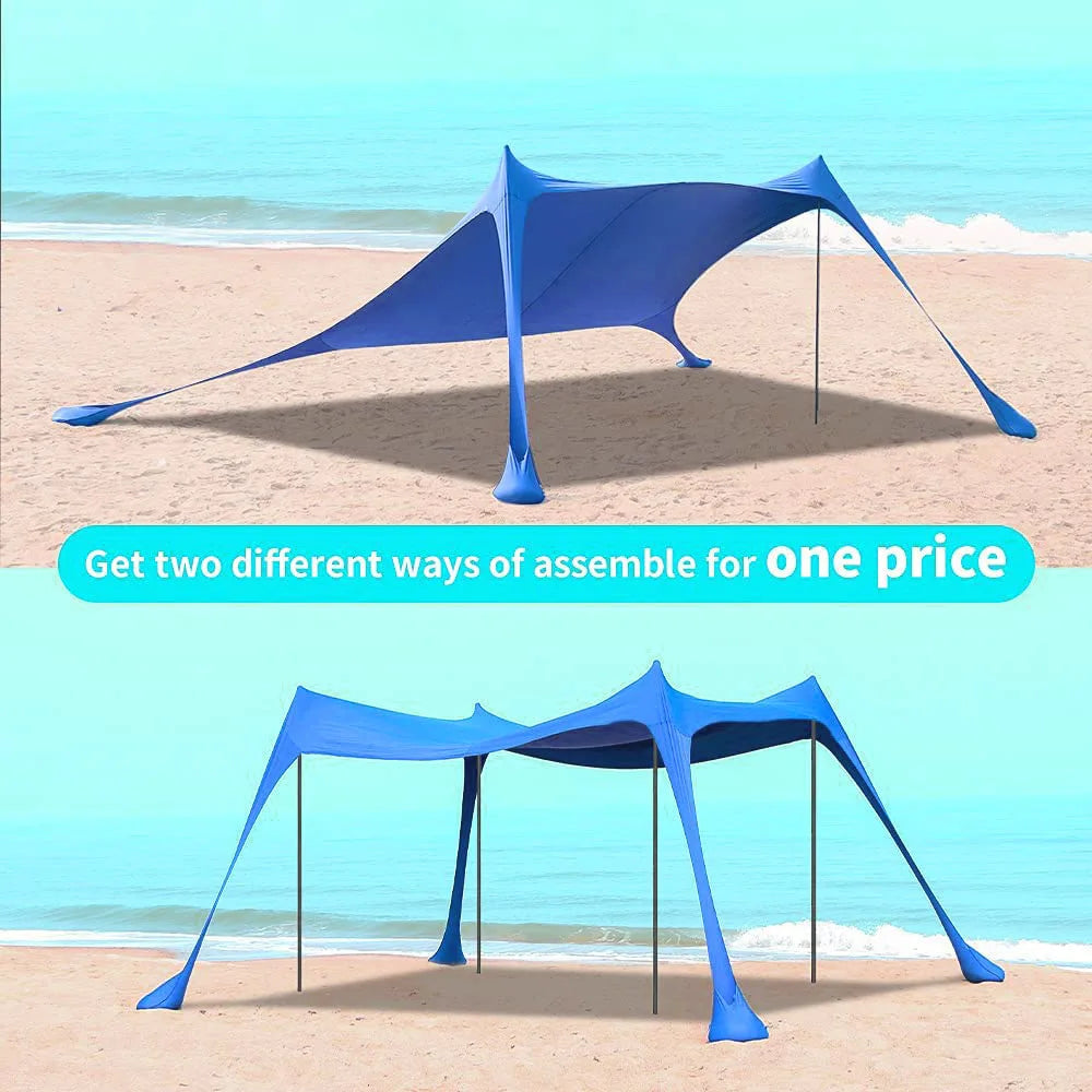 Adjustable Outdoor Lawn and Beach Canopy