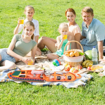 19pcs camping cooking kit  with storage bag