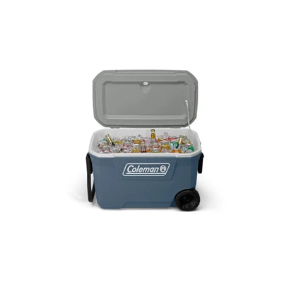 Coleman 316 Series 62QT  Portable Ice Chest Rolling Cooler with Wheels,Keeps Ice up to 5 Day
