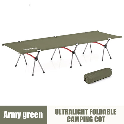 Portable Folding Bed with Leg Extenders  Ultralight Sleeping Cot