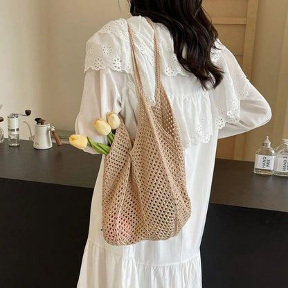 Women Large Capacity Summer Mesh Beach Bag