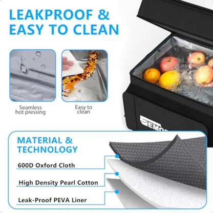 50 Can, Collapsible, Insulated, Waterproof cooler with Wheels and Handle