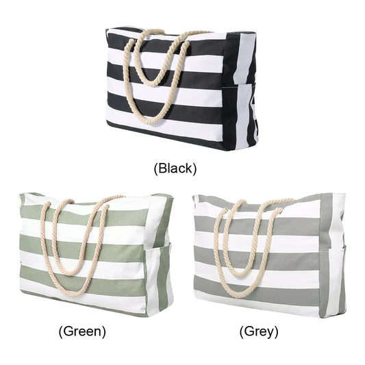 Beach Tote Bag Large  Waterproof, Sand-Proof Overnight Bag for Women