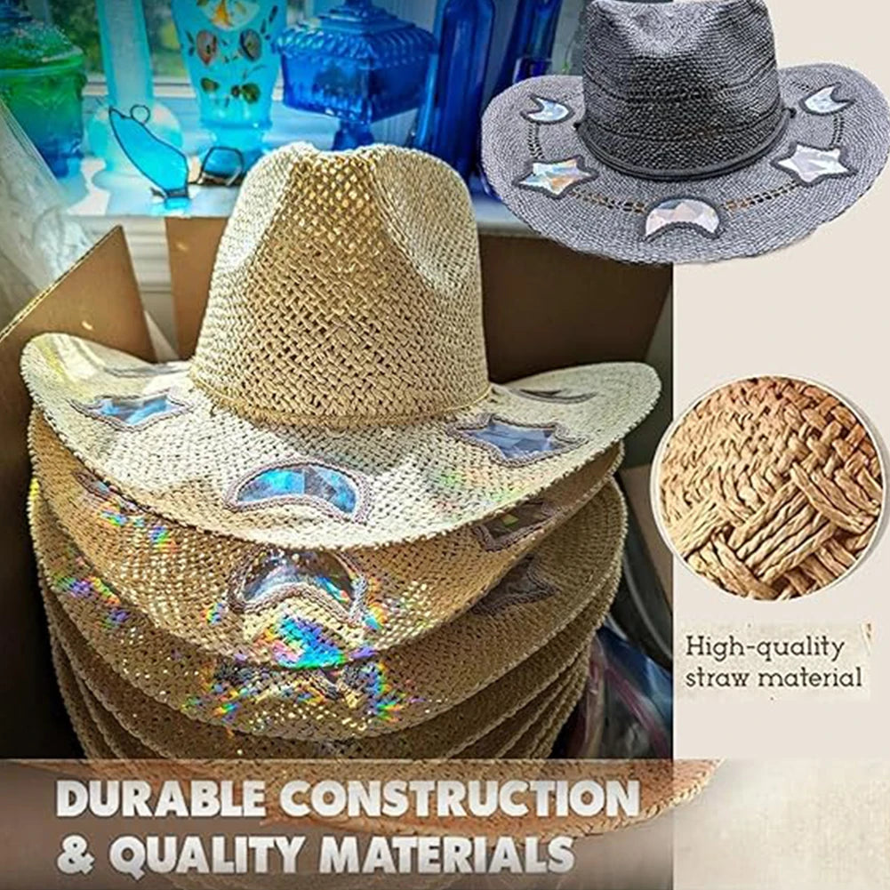 Straw Prism Suncatcher Beach hat for Women