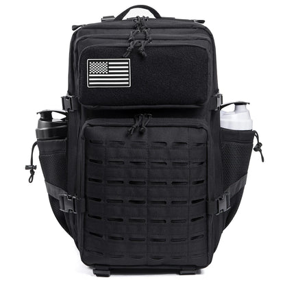 45L Men's and Women's Tactical Camping/Hiking Backpack with Double Cup Holder