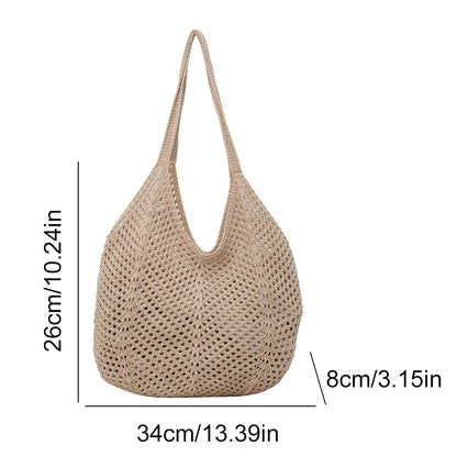 Women Large Capacity Summer Mesh Beach Bag
