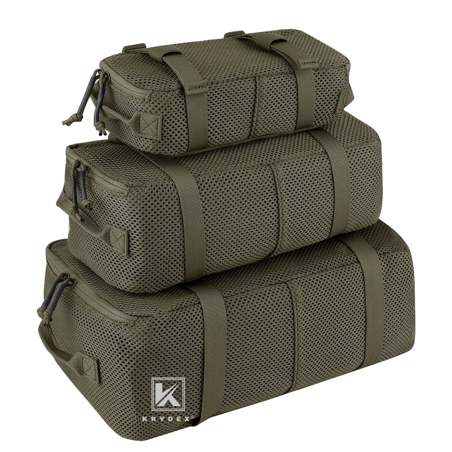 KRYDEX Tactical Modular Pouch Set Outdoor Backpack Organizer Travel Suitcase Packing Cubes Hunting Gear