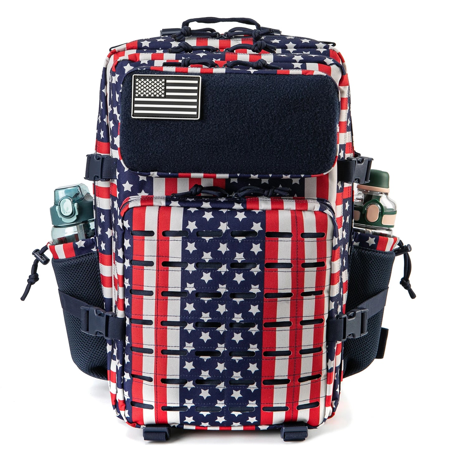 45L Men's and Women's Tactical Camping/Hiking Backpack with Double Cup Holder