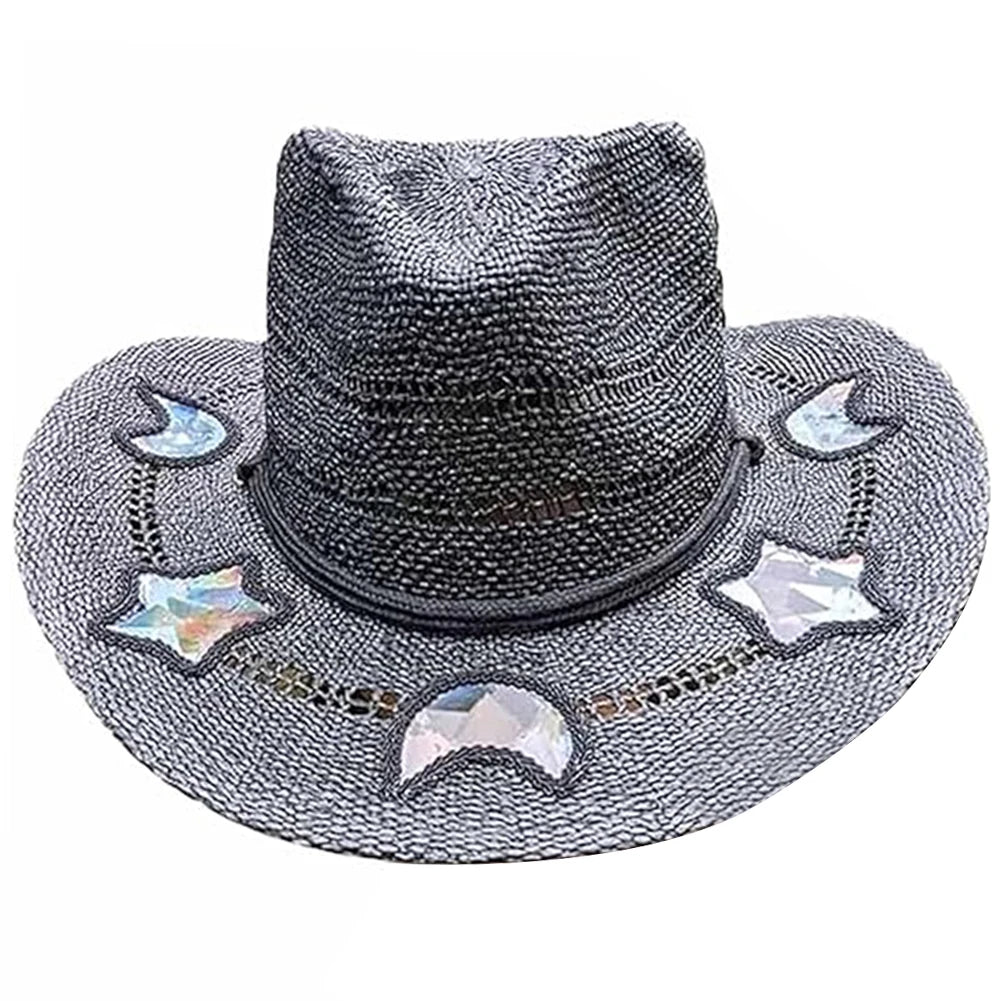 Straw Prism Suncatcher Beach hat for Women