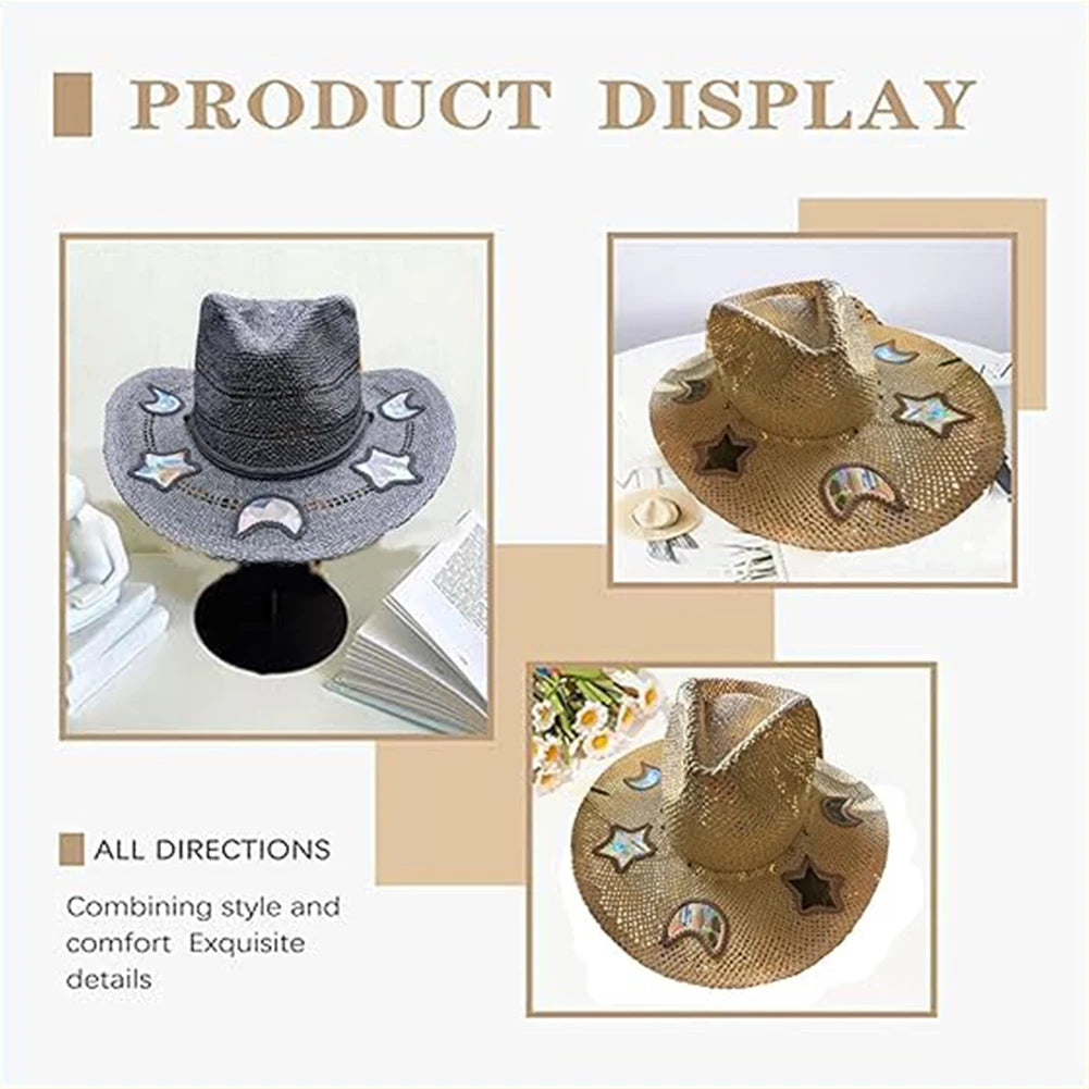 Straw Prism Suncatcher Beach hat for Women