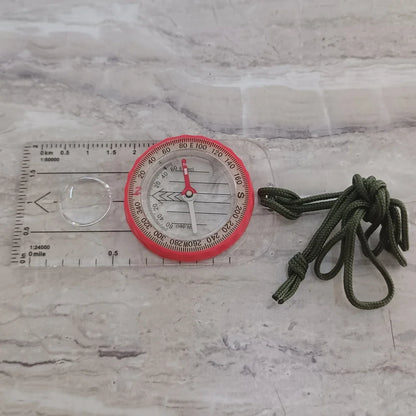 Luminous Compass High Accuracy Waterproof Compass with Magnifier
