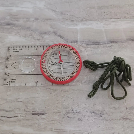 Luminous Compass High Accuracy Waterproof Compass with Magnifier