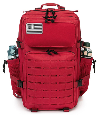 45L Men's and Women's Tactical Camping/Hiking Backpack with Double Cup Holder