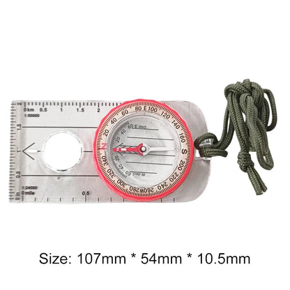Luminous Compass High Accuracy Waterproof Compass with Magnifier