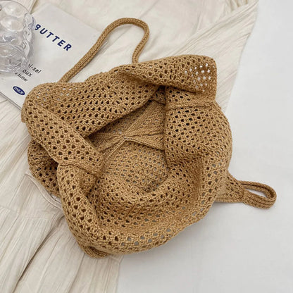 Women Large Capacity Summer Mesh Beach Bag