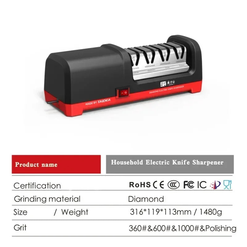 Professional Electric Knife Sharpener US PLUG 18W